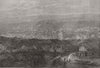 GEORGIA. Tbilisi. The City of Tblisi, Georgia 1874 old antique print picture