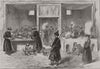 CHINA. A restaurant in Kashgar, Central Asia 1874 old antique print picture