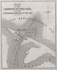 SUEZ CANAL. Plan of Port Said harbour & Mediterranean canal entrance 1869 map