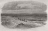 EGYPT. Suez Canal. The Pelusian Plain 1869 old antique vintage print picture