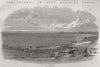 EGYPT. Suez Canal. Lake Menzaleh 1869 old antique vintage print picture