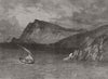 GREECE. Cretan Revolt 1866-69. North Coast of Crete, from the sea 1869 print