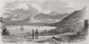 ALGERIA. Béjaïa. Kabylia-Plain of Béjaïa, from the ramparts 1847 old print