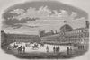 PARIS. Serenade des Tambours, on the 1st of May. France 1847 old antique print
