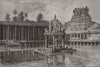 INDIA. Tiruchirappalli. Sacred pool, Thiruchchirapalli, India 1875 old print