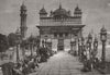 INDIA. Amritsar. The Temple of Amritsar c1875 old antique print picture