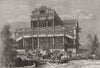 VADODARA. Gaekwad. The Guicowar's Palace of the Motee Bagh. India 1875 print