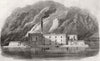 ITALY. New aqueduct at Trieste-the machine rooms 1856 old antique print
