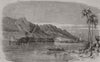 JAPAN. Scene of the recent earthquake in Japan-sinking of The Diana 1856 print