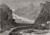 INDIA. The Yarkund Mission. Valley of the Shyok 1874 old antique print picture