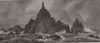 JERSEY. The lighthouse, Corbiere rocks. Channel Isles 1874 old antique print