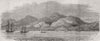 HAITI. Haiti. The city of Haiti 1844 old antique vintage print picture
