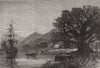 CONGO. The West African Squadron at Boma, on the River Congo 1875 old print