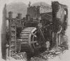 AMERICAN CIVIL WAR. Richmond, Virginia. Ruins of the Carbine Factory 1865