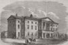 PRINCE EDWARD ISLAND. Province Building, Charlottetown. Canada 1864 old print