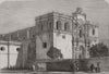GUATEMALA. Church of San Francisco in Antigua de Guatemala 1859 old print