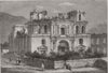 GUATEMALA. Church of the Jesuits in Antigua de Guatemala 1859 old print