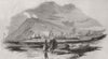 SPAIN. View of Barcelona 1842 old antique vintage print picture