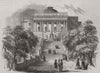 WASHINGTON DC. The Capitol atWashington 1842 old antique vintage print picture