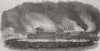 CALIFORNIA. Destructive fire at San Francisco-400 buildings burnt 1850 print