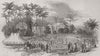 BARBADOS. School fete at Codrington College. West Indies 1850 old print