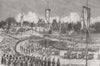 MADAGASCAR. King's coronation Andohalo, Kabary Ground Antananarivo 1863 print