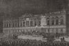 ST PETERSBURG.Emperor & Empress Of Russia's arrival at the British Embassy 1863