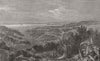 AUCKLAND. Manukau harbour. New Zealand 1863 old antique vintage print picture