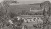 NICE. Exhibition of The horticultural society. France 1863 old antique print