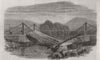 NATAL. Wreck of the Victoria Bridge. South Africa 1866 old antique print