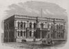 SOUTH AFRICA. The Townhall 1868 old antique vintage print picture