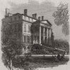 FRANCE. Chateau Margaux (Class 73)  1867 old antique vintage print picture