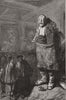 CHINA. An Idol out of repair 1873 old antique vintage print picture