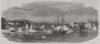 NORWAY. The new Storthing House, Christiania (Oslo) Norway 1862 old print