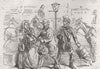 TAXIS. London Hackney Carriage Act 1853. The Chivalrous Cabman 1853 old print