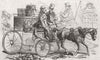 TAXIS. London Hackney Carriage Act 1853. Cabbie taking the scenic route 1853