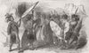 KNIGHTSBRIDGE. Zulu Negroes at the St George's Gallery. South Africa 1853