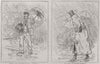 LONDON BOAT-RACE. Who'll buy a Humbereller for a Shilling? 1872 old print