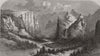 CALIFORNIA. Yosemite National Park. The Yohamite valley 1859 old antique print