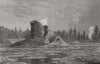 YELLOWSTONE. Washburn-Langford-Doane Expedition. The Giant Geyser. Wyoming 1873