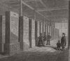 CHINA. Tablets engraved with the Classics 1873 old antique print picture