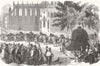 BIG BEN. Bell for the Great Clock of Westminster Palace being installed 1856