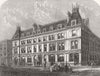 CITY OF LONDON. New Buildings in Paternoster Row 1863 old antique print