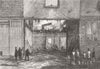 BAYSWATER. Scene of the fire and explosion. London 1869 old antique print