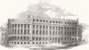 BIRMINGHAM. The Midland Institute. Warwickshire 1855 old antique print picture