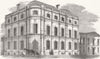 NORWICH. New Free Public Library. Norfolk 1857 old antique print picture