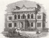 HACKNEY. New Town Hall. London 1866 old antique vintage print picture