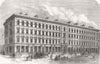 LEADENHALL-STREET. Buildings built on site of the old India House. London 1866
