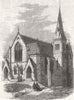 ESSEX. New Congregationalist Chapel, Halstead, Essex 1866 old antique print