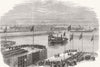 BIRKENHEAD. Duke Of Edinburgh opening the Great Northern Docks 1866 old print